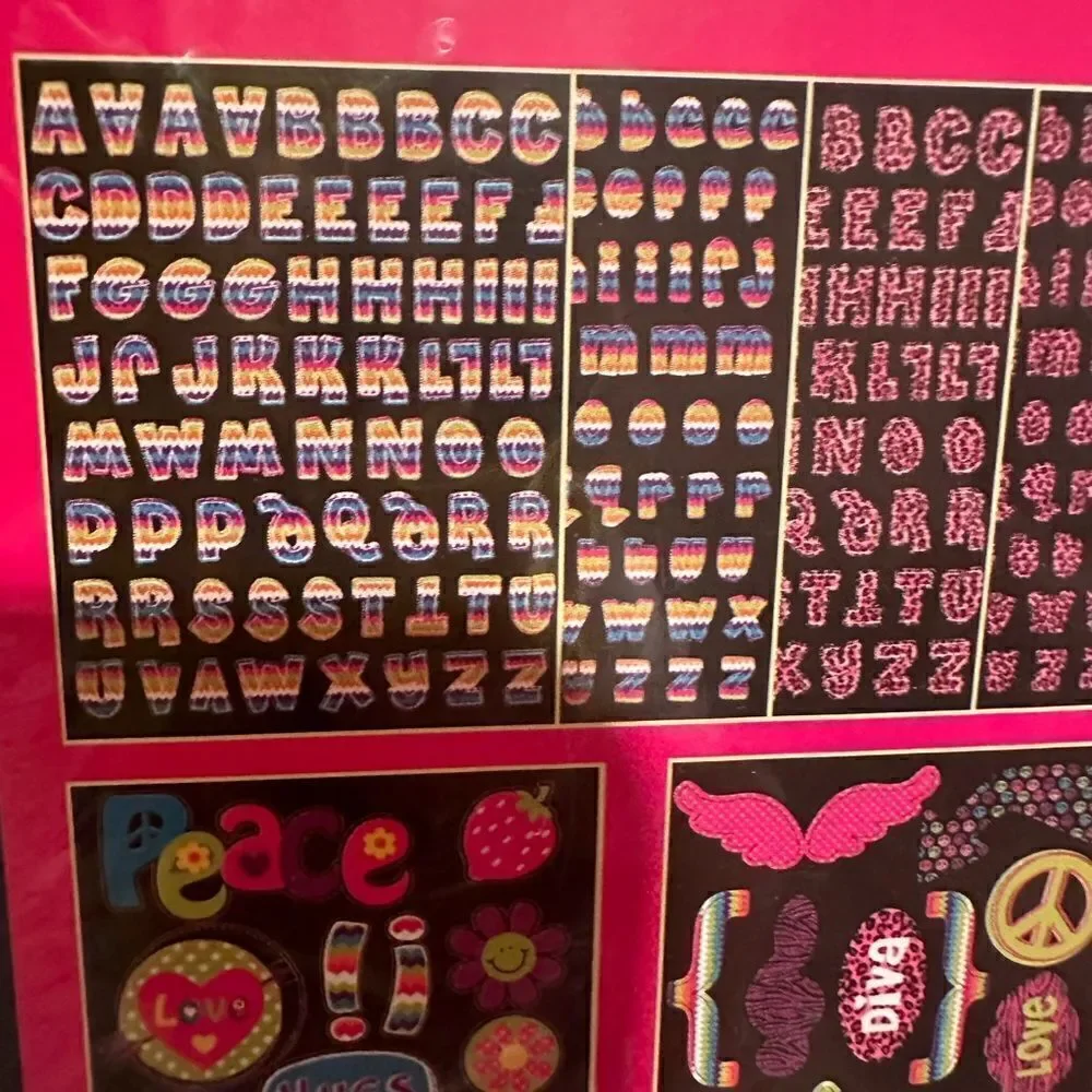 Recollections Chipboard Scrapbook Letters Numbers Symbols Icons Borders